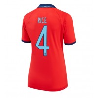 England Declan Rice #4 Bortedrakt Dame VM 2022 Kortermet